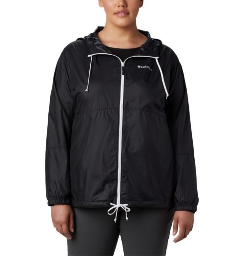 Jacheta Columbia Flash Forward Windbreaker Dama Negrii | Plus Size JR0QA81S7